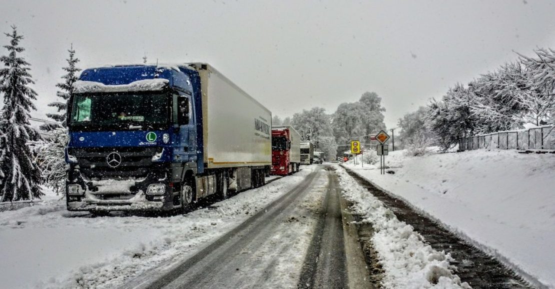 conduccion camiones nieve